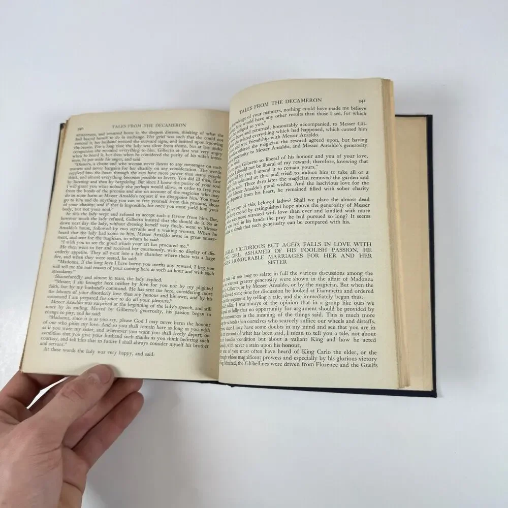 Tales From The Decameron Translated by Richard Aldington 1930 Vintage Book